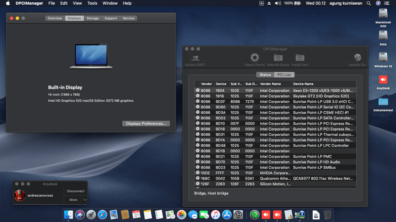 Acer E5 475G 38LQ [Intel HD 520] 2